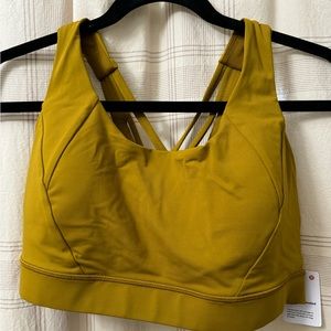 NWT lululemon Free To Be Elevated Bra, DD/E Cup, Gold Spice color, Sz 14